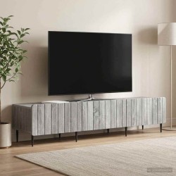 Meuble TV Sonoma gris 147 x 34,5 x 32 cm Bois d'ingénierie 619312619312