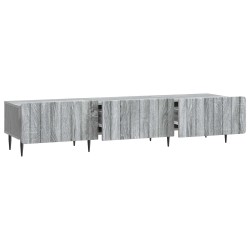 Meuble TV Sonoma gris 147 x 34,5 x 32 cm Bois d'ingénierie 619312619312