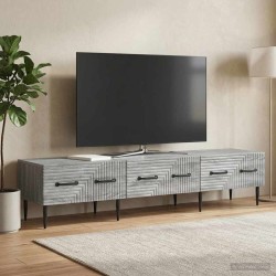 Meuble TV Sonoma gris 147 x 34,5 x 30 cm Bois d'ingénierie 619313619313