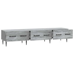 Meuble TV Sonoma gris 147 x 34,5 x 30 cm Bois d'ingénierie 619313619313