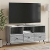 Meuble TV Sonoma gris 102 x 34,5 x 50 cm Bois d'ingénierie 619315619315