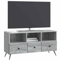 Meuble TV Sonoma gris 102 x 34,5 x 50 cm Bois d'ingénierie 619315619315