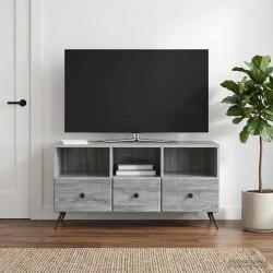 Meuble TV Sonoma gris 102 x 34,5 x 50 cm Bois d'ingénierie 619315619315