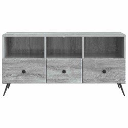 Meuble TV Sonoma gris 102 x 34,5 x 50 cm Bois d'ingénierie 619315619315