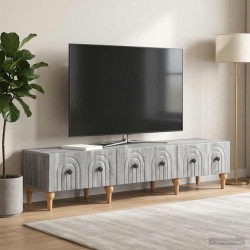 Meuble TV Sonoma gris 147 x 34,5 x 30 cm Bois d'ingénierie 619316619316