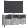 Meuble TV Sonoma gris 102 x 34,5 x 50 cm Bois d'ingénierie 619318619318