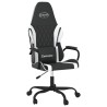 Chaise de jeu de massage Noir et blanc Similicuir 619321619321