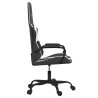Chaise de jeu de massage Noir et blanc Similicuir 619321619321