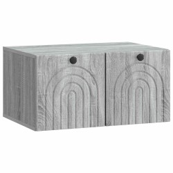 Meuble TV mural Sonoma gris 59,5 x 41 x 30 cm Bois d'ingénierie 619323619323