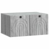 Meuble TV mural Sonoma gris 59,5 x 41 x 30 cm Bois d'ingénierie 619323619323
