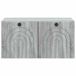 Meuble TV mural Sonoma gris 59,5 x 41 x 30 cm Bois d'ingénierie 619323619323