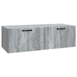 Meuble TV mural Sonoma gris 98 x 41 x 30 cm Bois d'ingénierie 619324619324