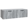 Meuble TV mural Sonoma gris 98 x 41 x 30 cm Bois d'ingénierie 619324619324