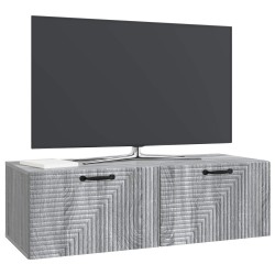Meuble TV mural Sonoma gris 98 x 41 x 30 cm Bois d'ingénierie 619324619324