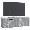 Meuble TV mural Sonoma gris 98 x 41 x 30 cm Bois d'ingénierie 619324619324
