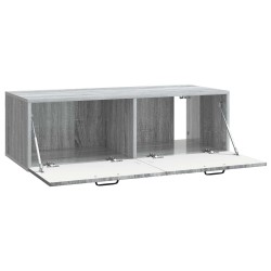 Meuble TV mural Sonoma gris 98 x 41 x 30 cm Bois d'ingénierie 619324619324