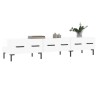 Meuble TV blanc brillant 150x36x30 cm bois d'ingénierie 619325619325
