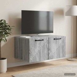 Meuble TV mural Sonoma gris 59,5 x 41 x 30 cm Bois d'ingénierie 619329619329