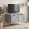 Meuble TV mural Sonoma gris 59,5 x 41 x 30 cm Bois d'ingénierie 619329619329