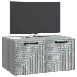 Meuble TV mural Sonoma gris 59,5 x 41 x 30 cm Bois d'ingénierie 619329619329