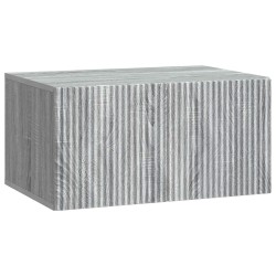 Meuble TV mural Sonoma gris 59,5 x 41 x 30 cm Bois d'ingénierie 619330619330