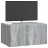 Meuble TV mural Sonoma gris 59,5 x 41 x 30 cm Bois d'ingénierie 619330619330