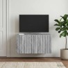 Meuble TV mural Sonoma gris 59,5 x 41 x 30 cm Bois d'ingénierie 619330619330