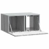Meuble TV mural Sonoma gris 59,5 x 41 x 30 cm Bois d'ingénierie 619330619330