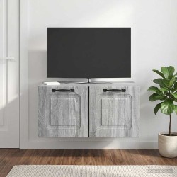 Meuble TV mural Sonoma gris 59,5 x 41 x 30 cm Bois d'ingénierie 619331619331