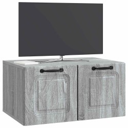 Meuble TV mural Sonoma gris 59,5 x 41 x 30 cm Bois d'ingénierie 619331619331