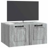 Meuble TV mural Sonoma gris 59,5 x 41 x 30 cm Bois d'ingénierie 619331619331