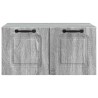 Meuble TV mural Sonoma gris 59,5 x 41 x 30 cm Bois d'ingénierie 619331619331