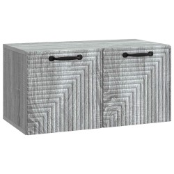 Meuble TV mural Sonoma gris 59,5 x 31 x 30 cm Bois d'ingénierie 619333619333