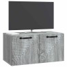 Meuble TV mural Sonoma gris 59,5 x 31 x 30 cm Bois d'ingénierie 619333619333