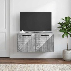 Meuble TV mural Sonoma gris 59,5 x 31 x 30 cm Bois d'ingénierie 619333619333