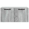 Meuble TV mural Sonoma gris 59,5 x 31 x 30 cm Bois d'ingénierie 619333619333