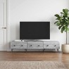 Meuble TV Sonoma gris 147 x 34,5 x 30 cm Bois d'ingénierie 619334619334