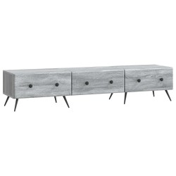 Meuble TV Sonoma gris 147 x 34,5 x 30 cm Bois d'ingénierie 619334619334