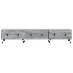 Meuble TV Sonoma gris 147 x 34,5 x 30 cm Bois d'ingénierie 619334619334