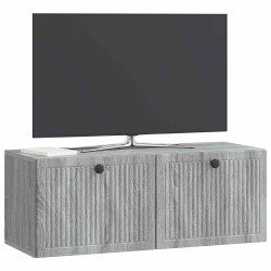 Meuble TV mural Sonoma gris 78,5 x 31 x 30 cm Bois d'ingénierie 619335619335