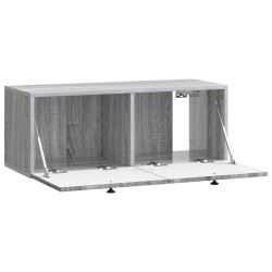 Meuble TV mural Sonoma gris 78,5 x 31 x 30 cm Bois d'ingénierie 619335619335