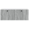 Meuble TV mural Sonoma gris 78,5 x 31 x 30 cm Bois d'ingénierie 619335619335