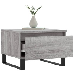 Tables basses 2 pcs sonoma gris 50x46x35 cm bois d'ingénierie 619337619337