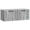 Meuble TV mural Sonoma gris 78,5 x 31 x 30 cm Bois d'ingénierie 619339619339