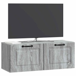 Meuble TV mural Sonoma gris 78,5 x 31 x 30 cm Bois d'ingénierie 619339619339
