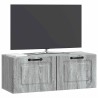 Meuble TV mural Sonoma gris 78,5 x 31 x 30 cm Bois d'ingénierie 619339619339