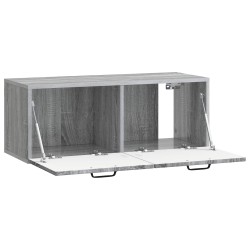 Meuble TV mural Sonoma gris 78,5 x 31 x 30 cm Bois d'ingénierie 619339619339