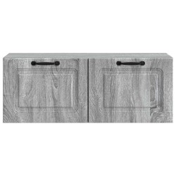 Meuble TV mural Sonoma gris 78,5 x 31 x 30 cm Bois d'ingénierie 619339619339