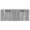 Meuble TV mural Sonoma gris 78,5 x 31 x 30 cm Bois d'ingénierie 619339619339