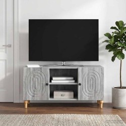 Meuble TV Sonoma gris 102 x 34,5 x 50 cm Bois d'ingénierie 619340619340